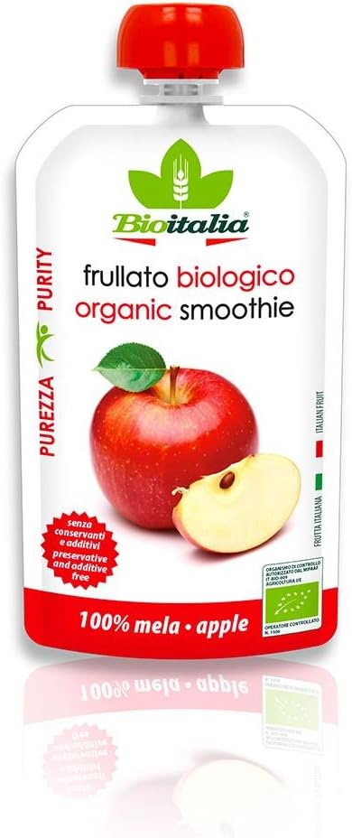 【出荷地が同一商品で複数個ご注文の場合、1個口送料にします】とろりーのイタリアンスムージー・リンゴ１２０ｇ・６個セット