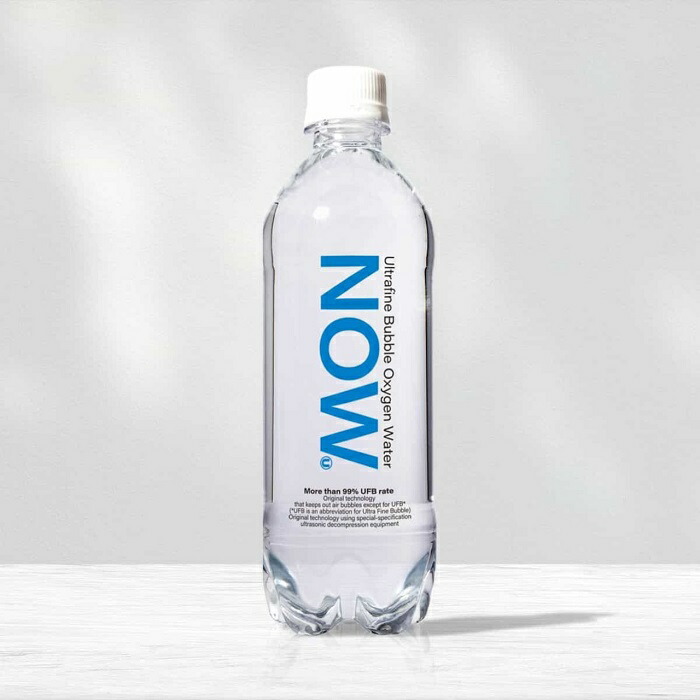 酸素水 バナジウム アルカリイオン水 高濃度ウルトラファインバブル水 NOW U ( 500ml 24本 / 軟水 1 箱 )