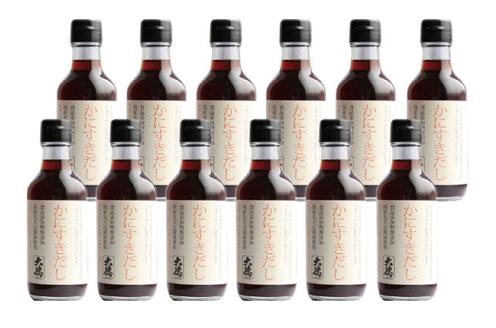 大徳醤油 かにすきだし 200ml×12本