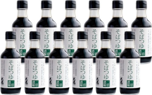 大徳醤油 そばつゆ 200ml×12本